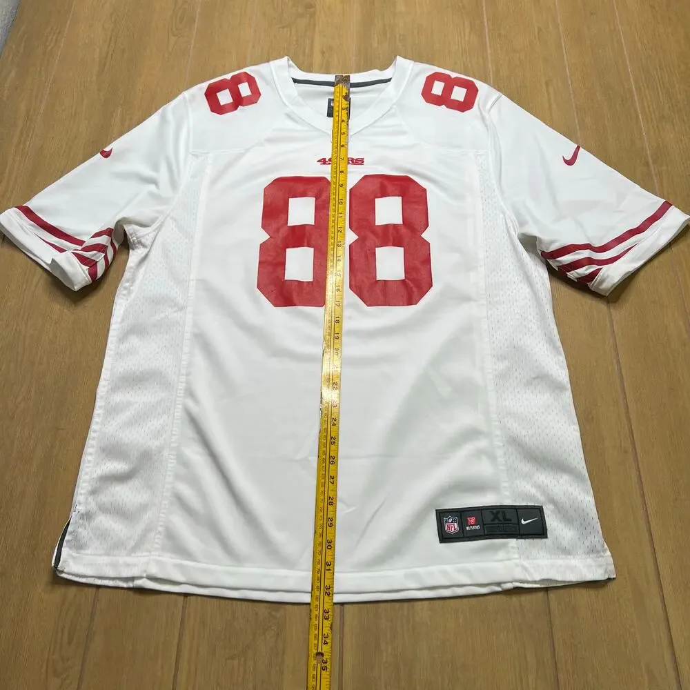 Nike San Francisco‎ 49ers #88 Lido Bay On Field NFL Jersey White XL